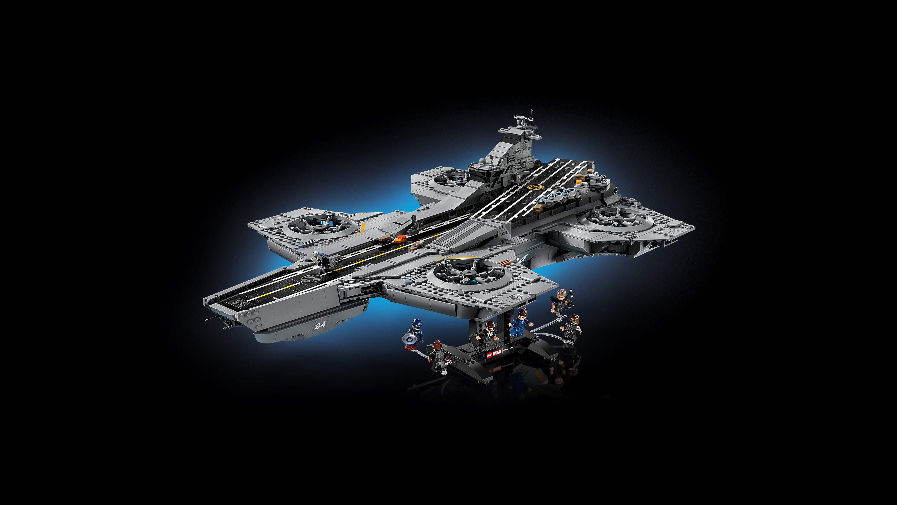 Zestaw konstrukcyjny LEGO® ǀ Marvel Lotniskowiec T.A.R.C.Z.Y. 76354