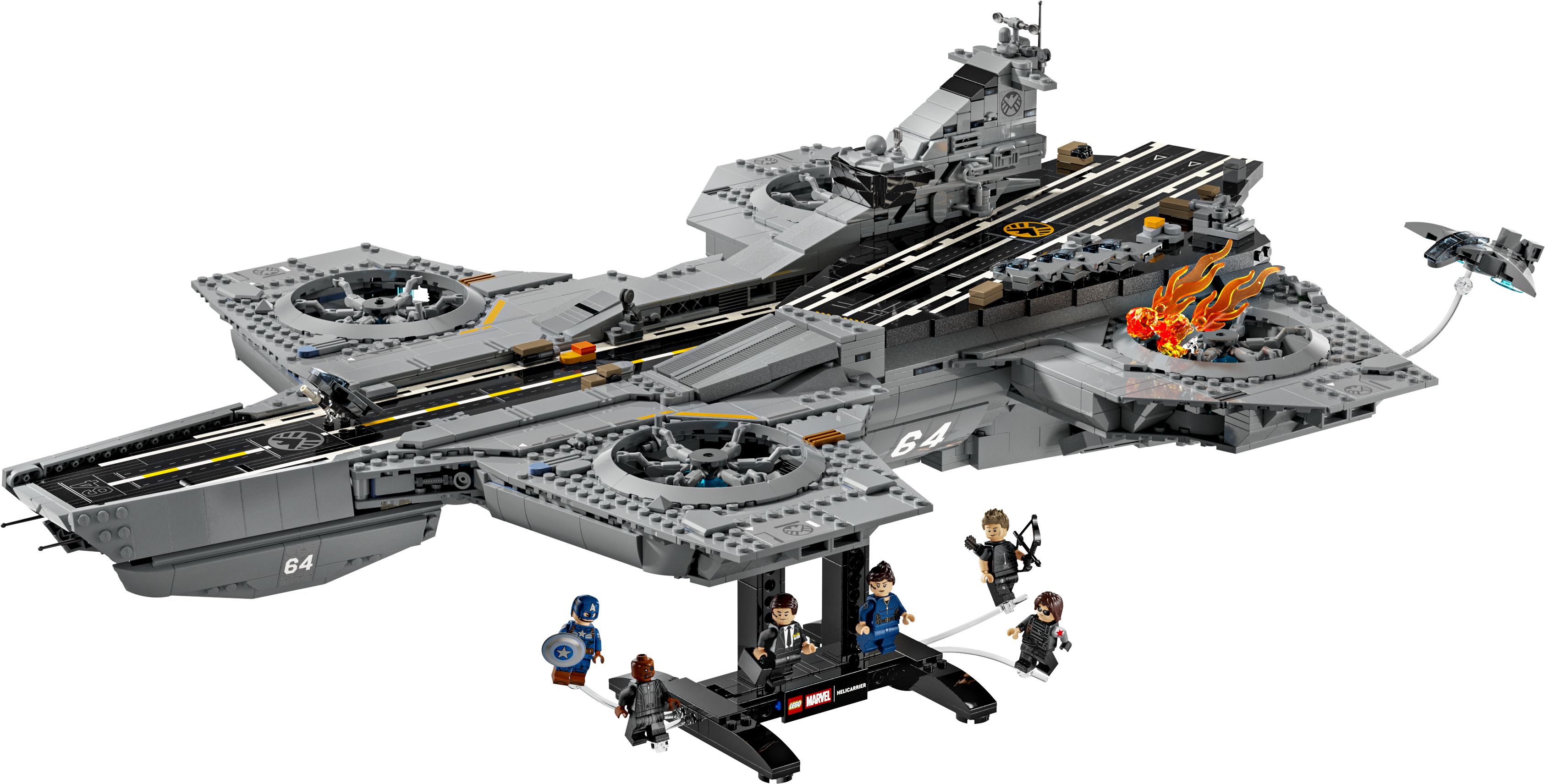 Zestaw konstrukcyjny LEGO® ǀ Marvel Lotniskowiec T.A.R.C.Z.Y. 76354