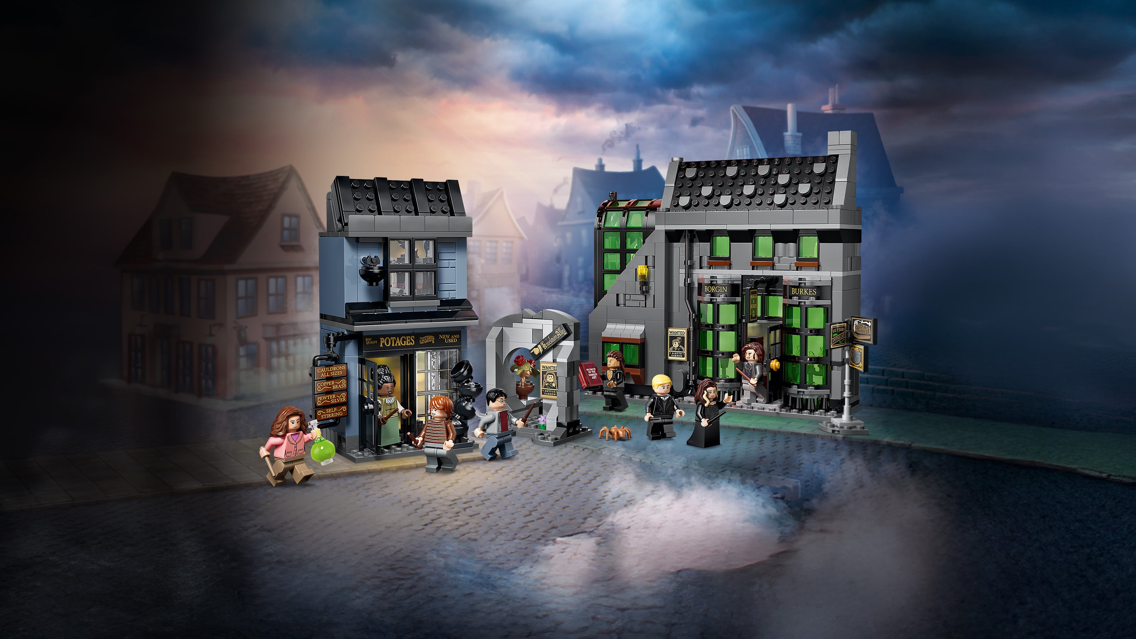 LEGO® Harry Potter™ Magiczne sklepy na ulicy Śmiertelnego Nokturnu 76471