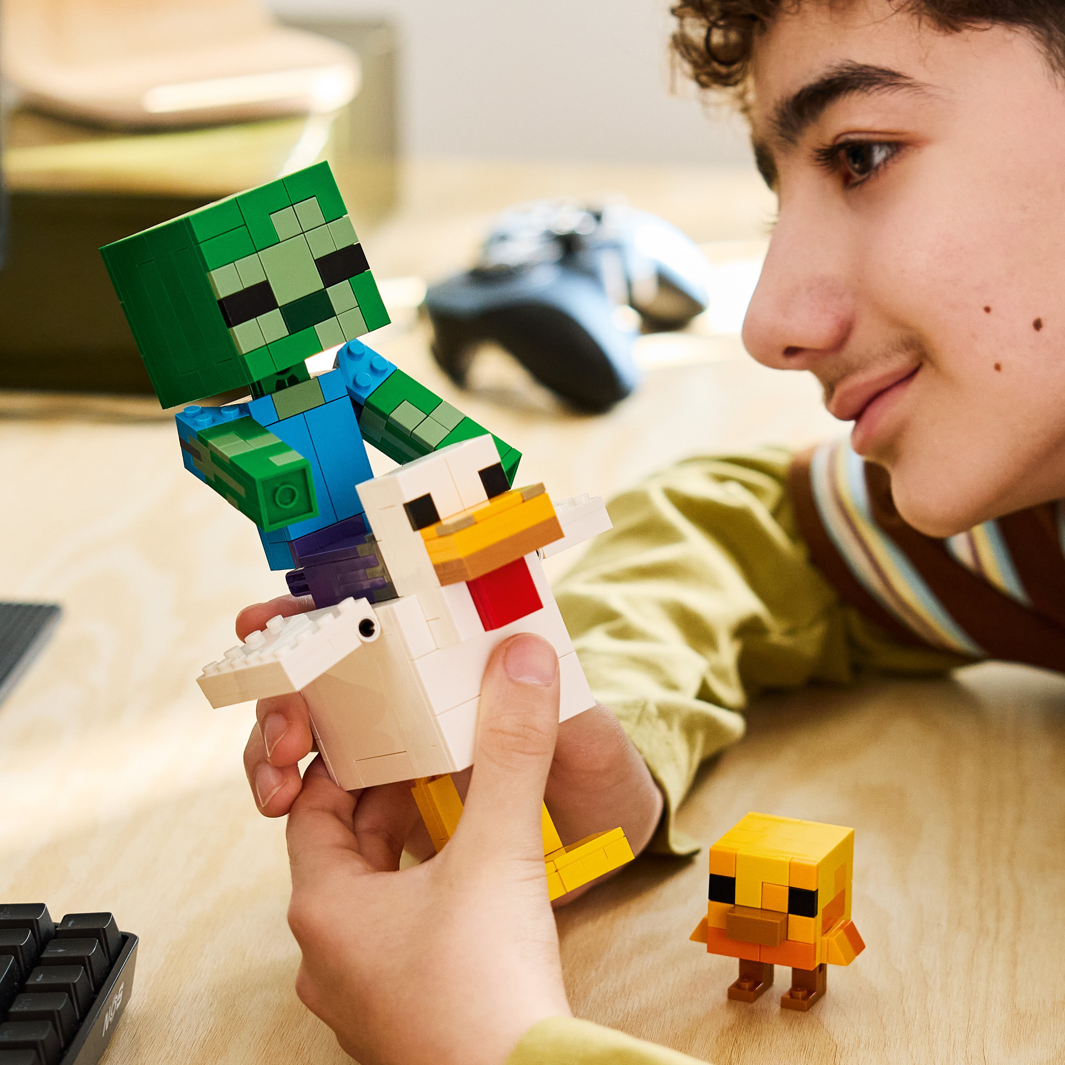 LEGO® Minecraft® Kurzy jeździec 21582, zabawka konstrukcyjna
