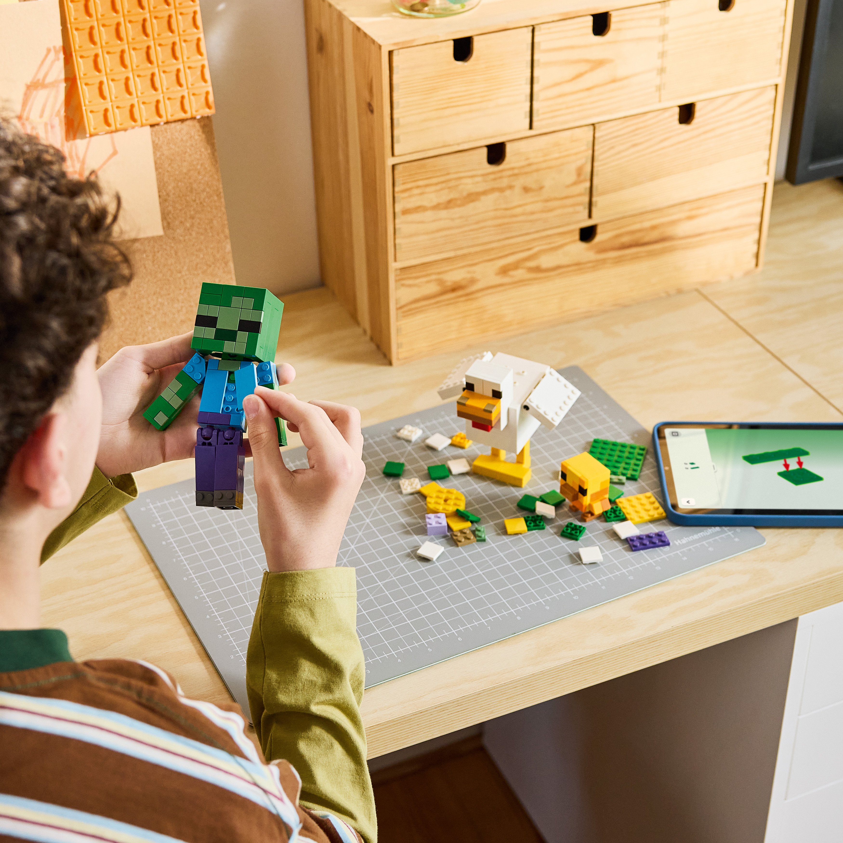 LEGO® Minecraft® Kurzy jeździec 21582, zabawka konstrukcyjna