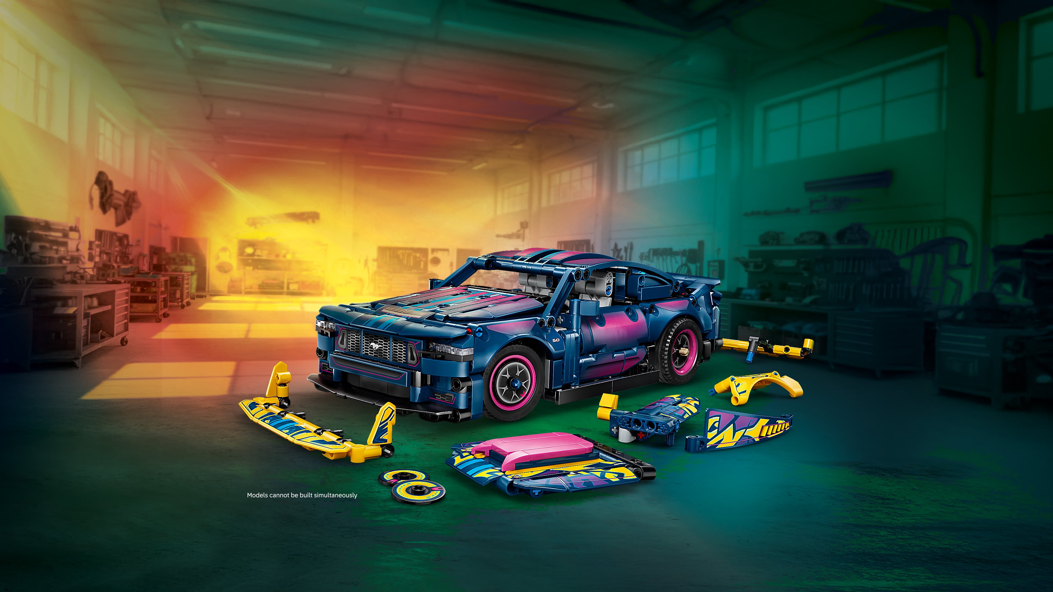 LEGO® Technic Warsztat tuningowy: samochód Ford Mustang GT 42236, zabawka