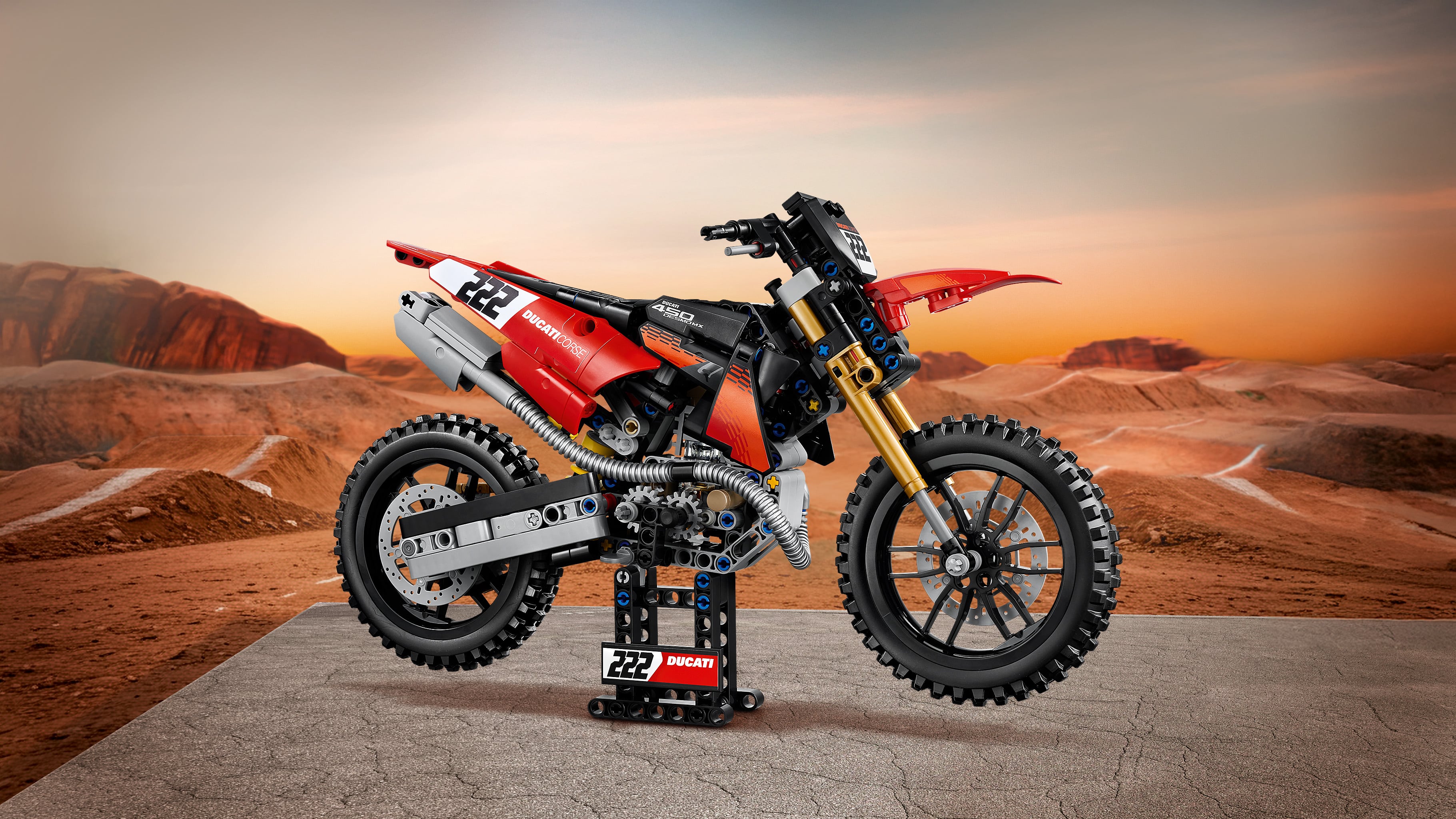 LEGO® Technic Motocykl Ducati Desmo450 MX Factory 42238