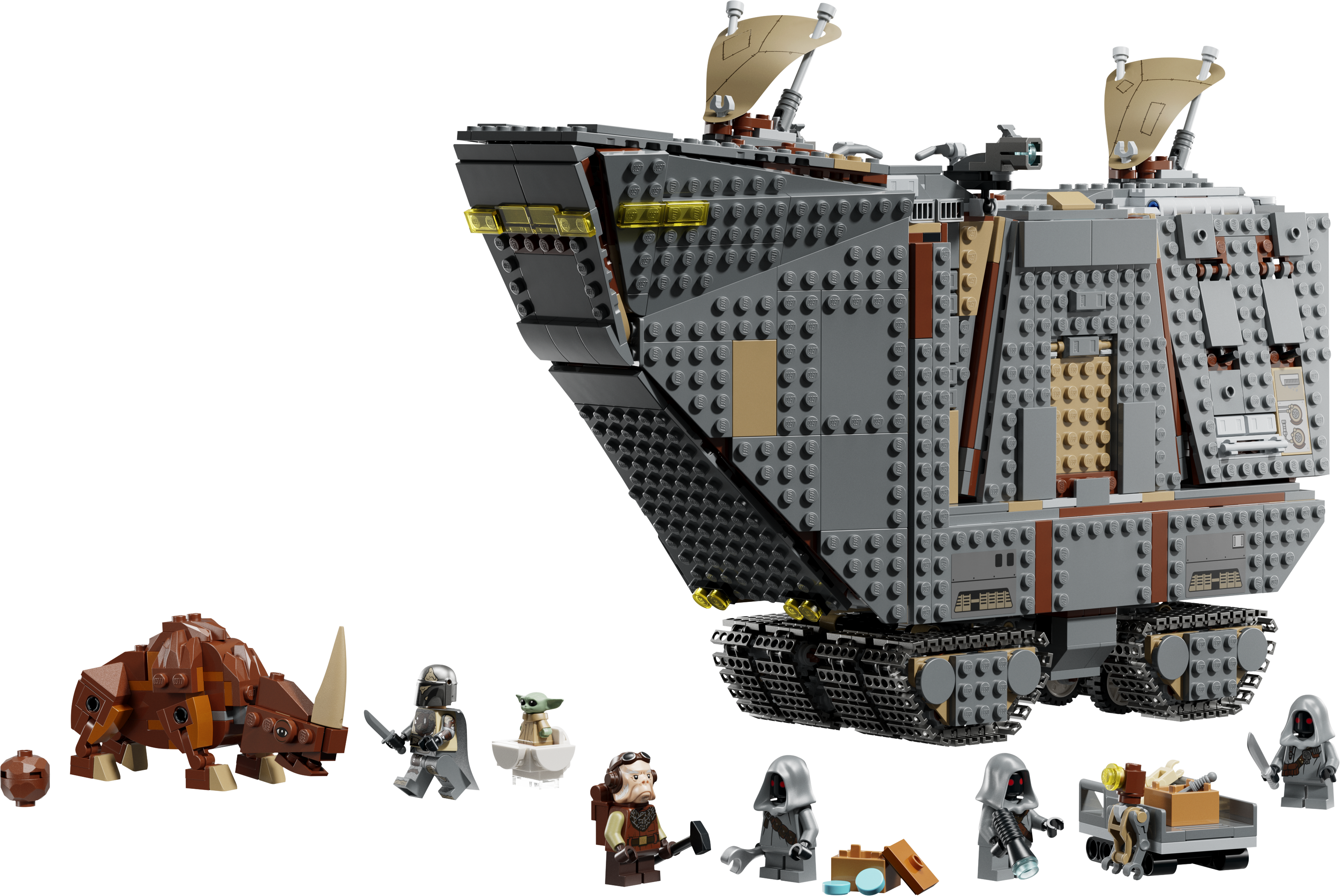 LEGO® Star Wars™ Piaskoczołg wędrownych Jawów i bagnorożec 75453