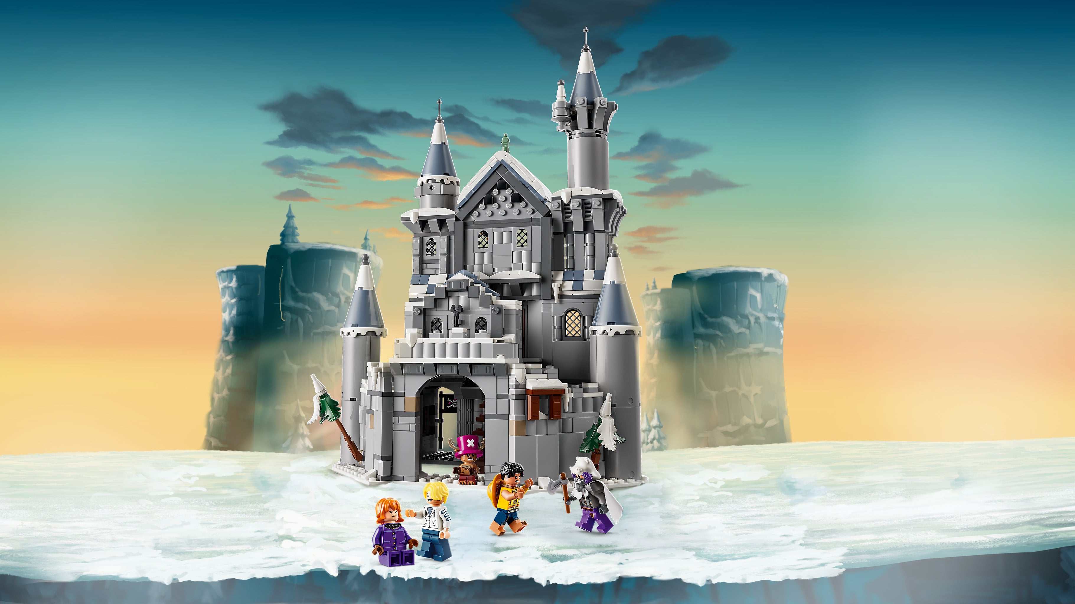 LEGO® ONE PIECE Bitwa pod zamkiem Drum 75645, zabawka