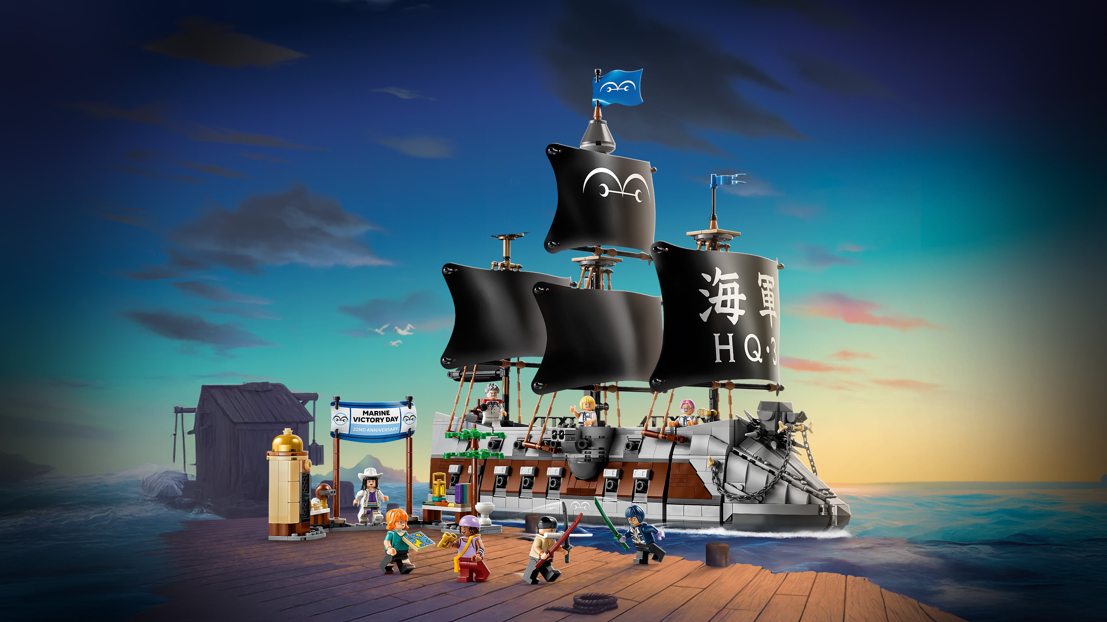 LEGO® ONE PIECE Okręt Garpa 75646, zabawka konstrukcyjna