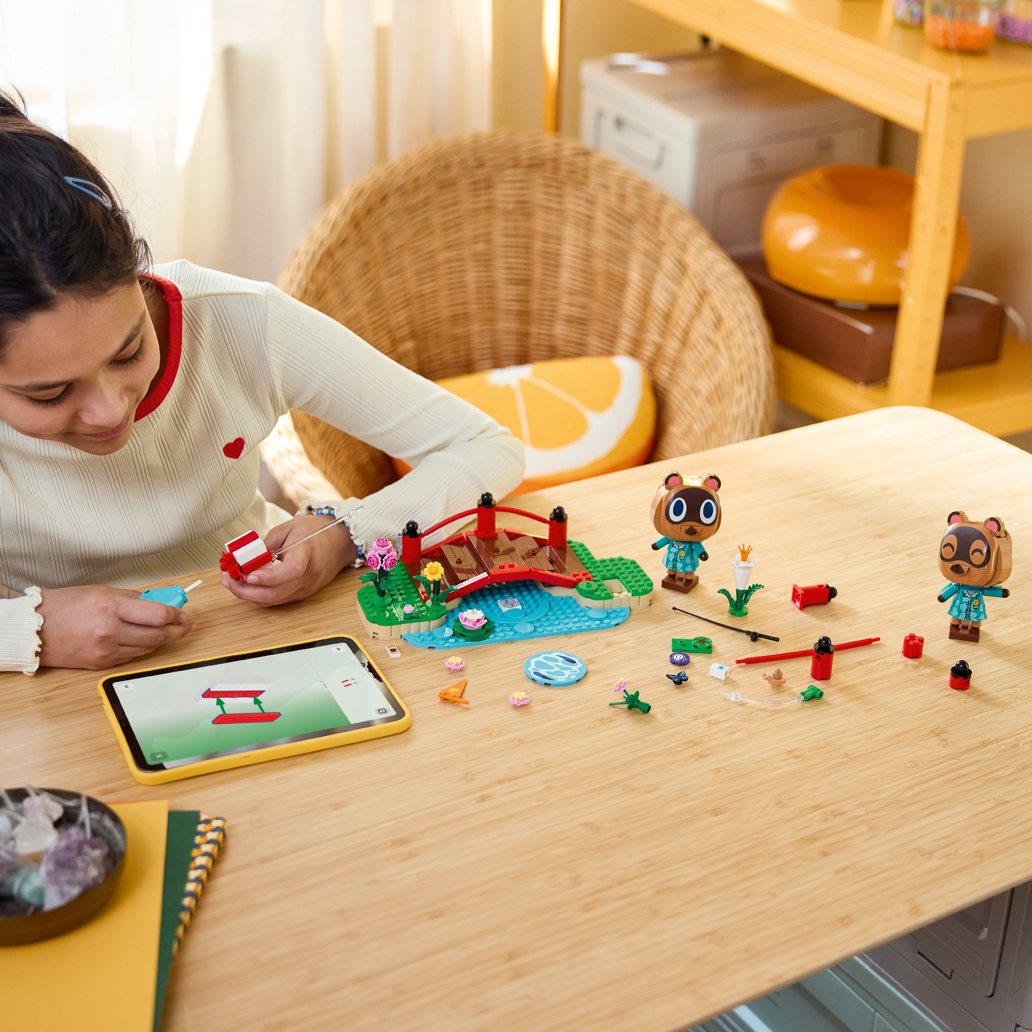 LEGO® Animal Crossing™ Timmy i Tommy na spacerze 77059, zabawka