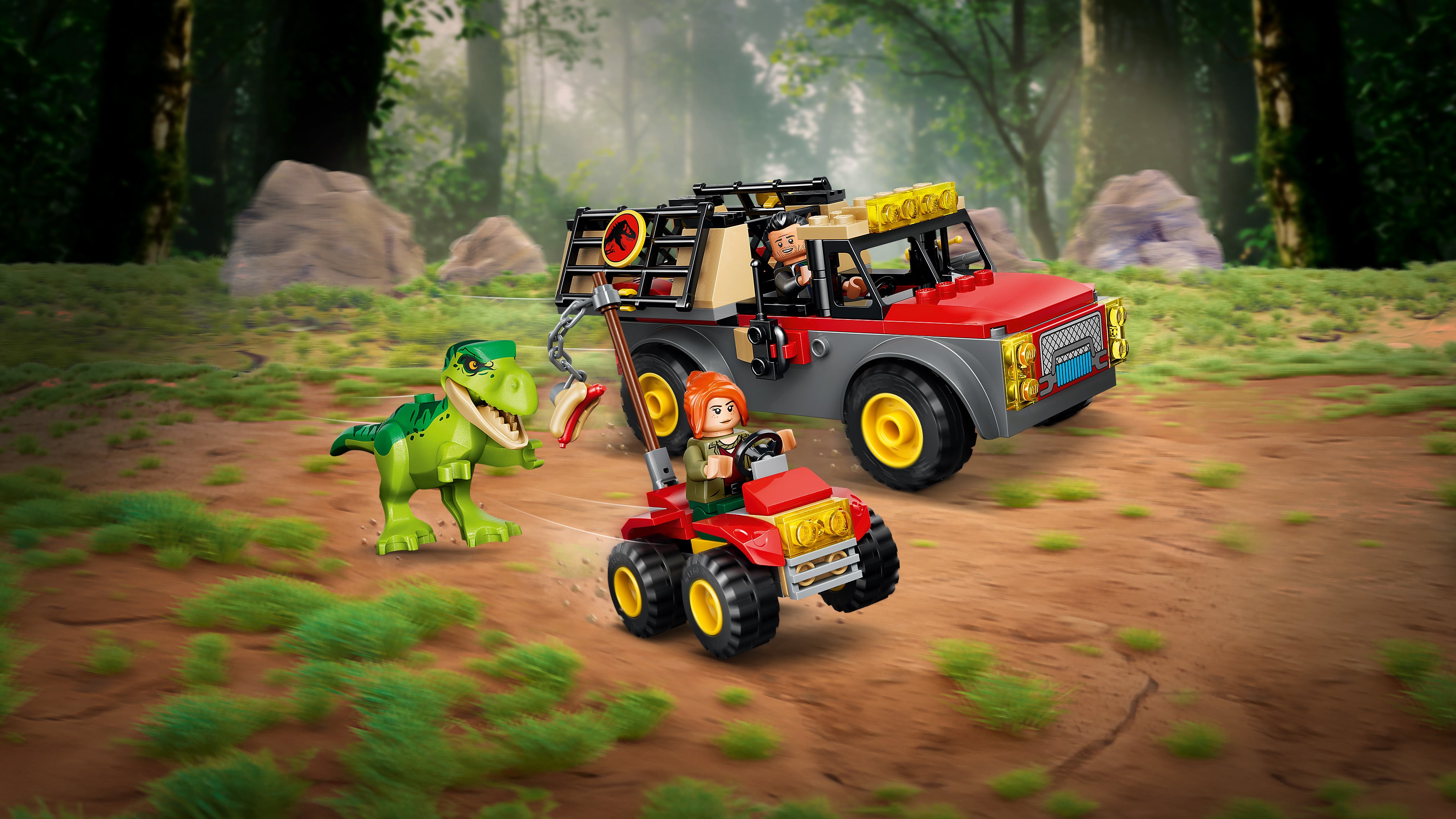 LEGO® Jurassic World Ciężarówka do transportu młodego tyranozaura 77978, zabawka