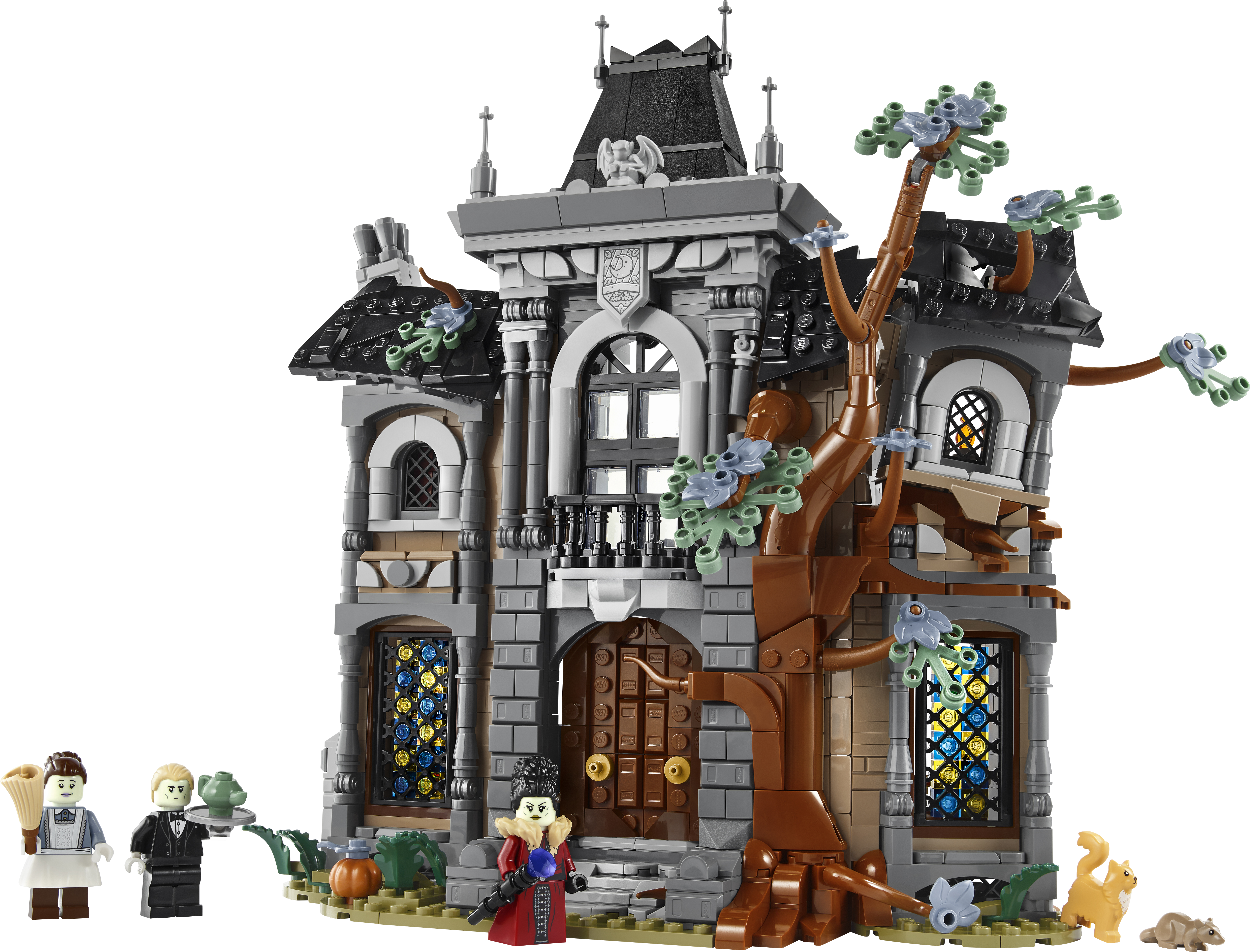 LEGO® Icons Rezydencja burmistrzyni 11383, ozdoba z osobliwą posiadłością