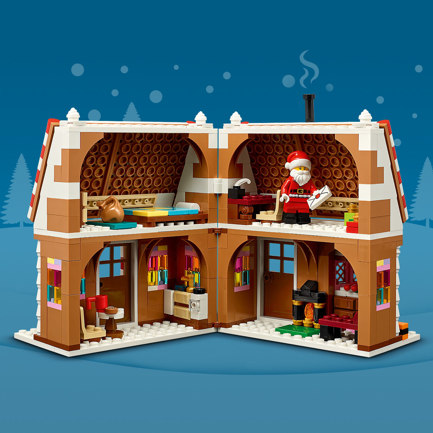 Zabawka dla dzieci LEGO® Świąteczna chatka z piernika 40809