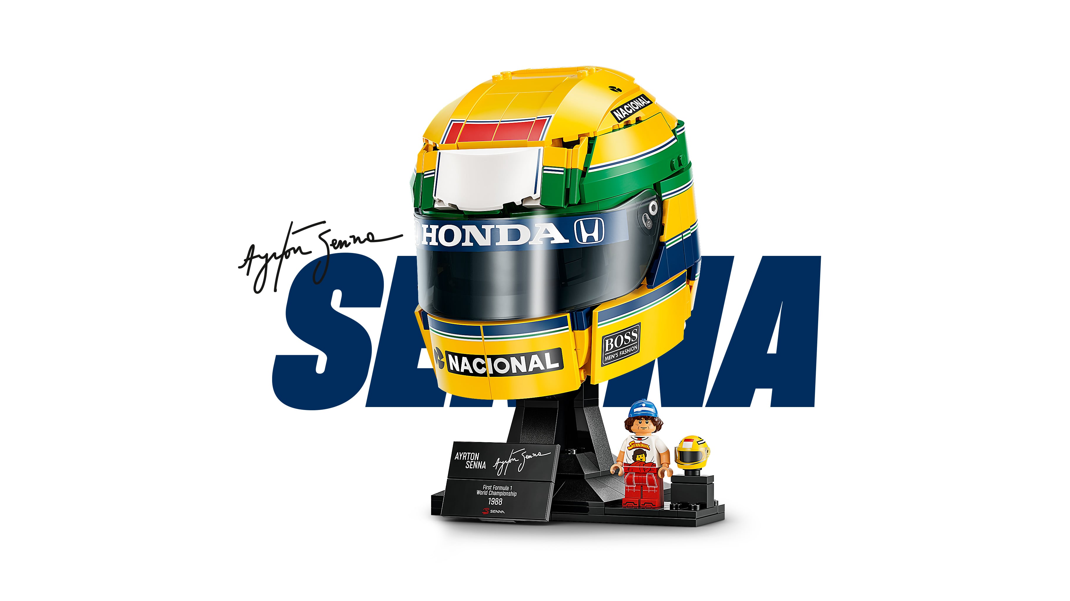 LEGO® Editions Kask Ayrton Senna 43024, zestaw konstrukcyjny