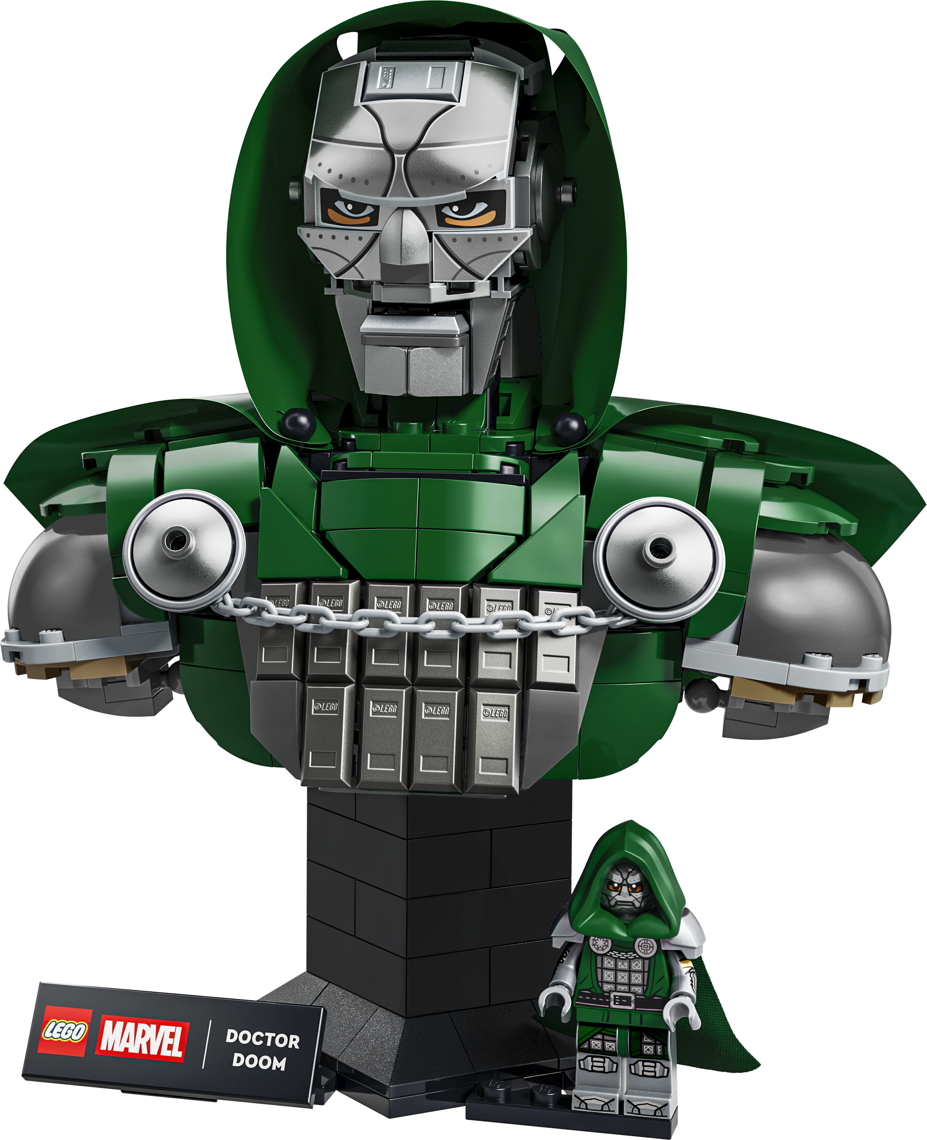 LEGO® ǀ Marvel Popiersie Doktora Dooma 76345, zestaw