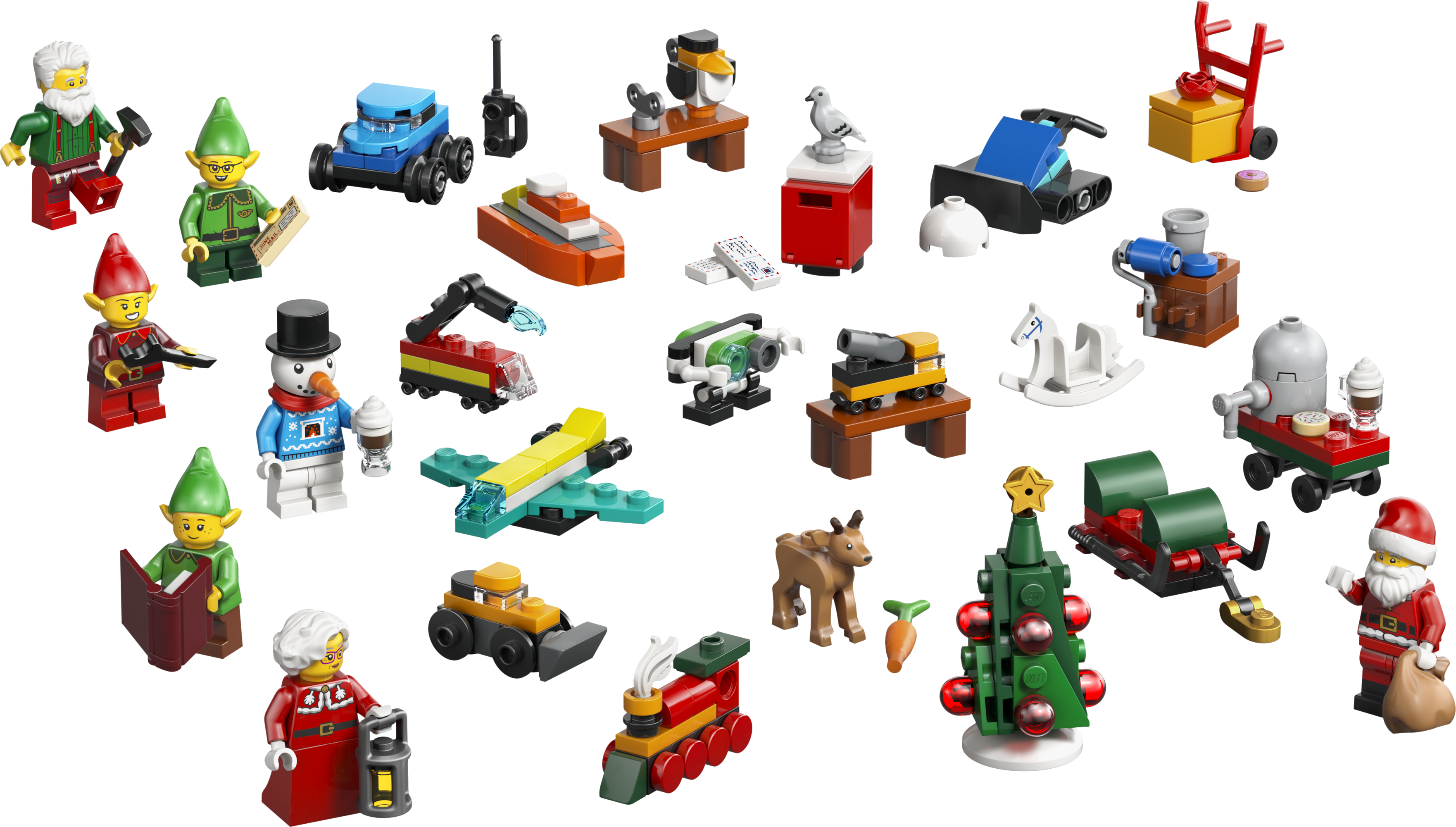 LEGO® City Kalendarz adwentowy na 2026 rok 60510, warsztat Świętego Mikołaja