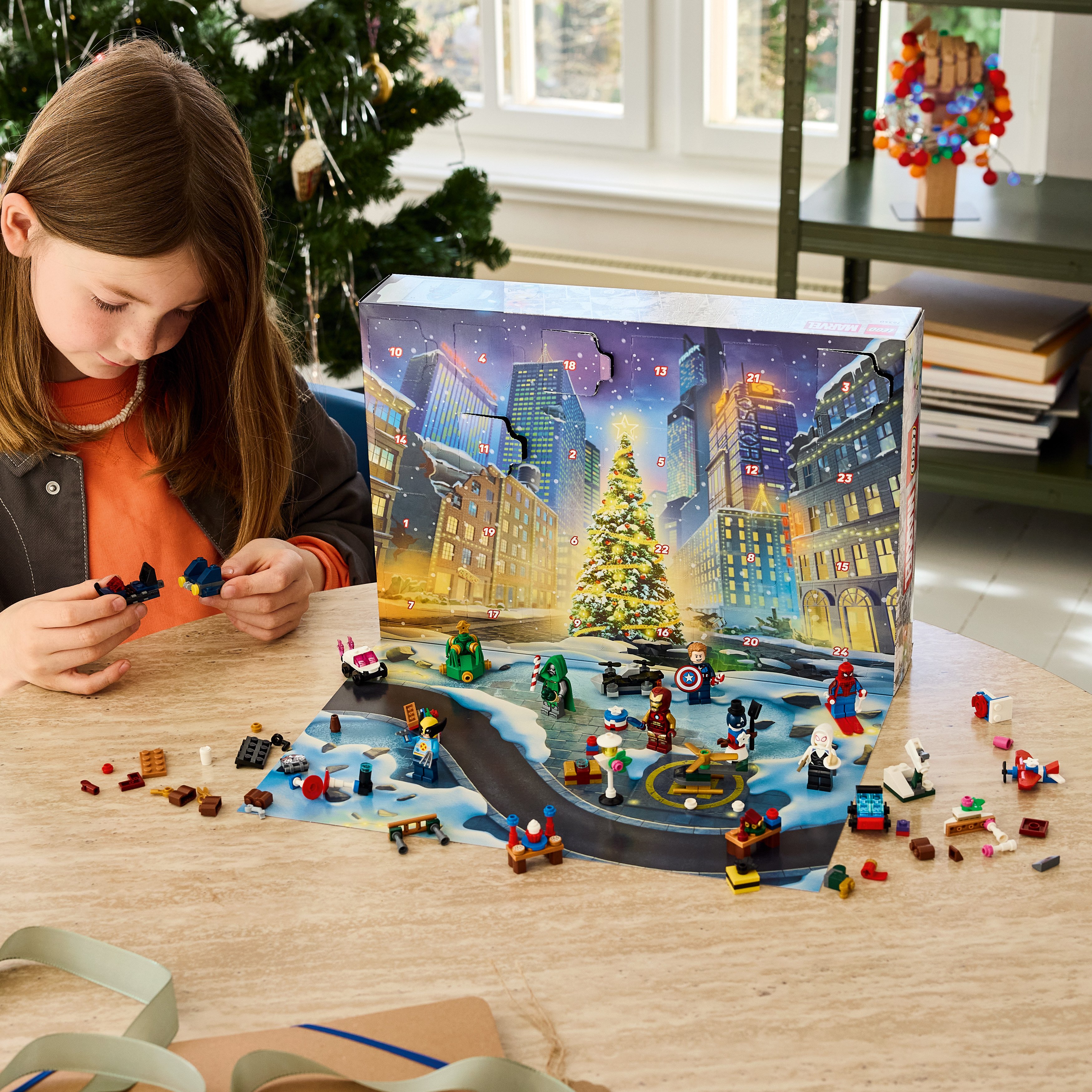 LEGO® ǀ Marvel Kalendarz adwentowy na 2026 rok 76340