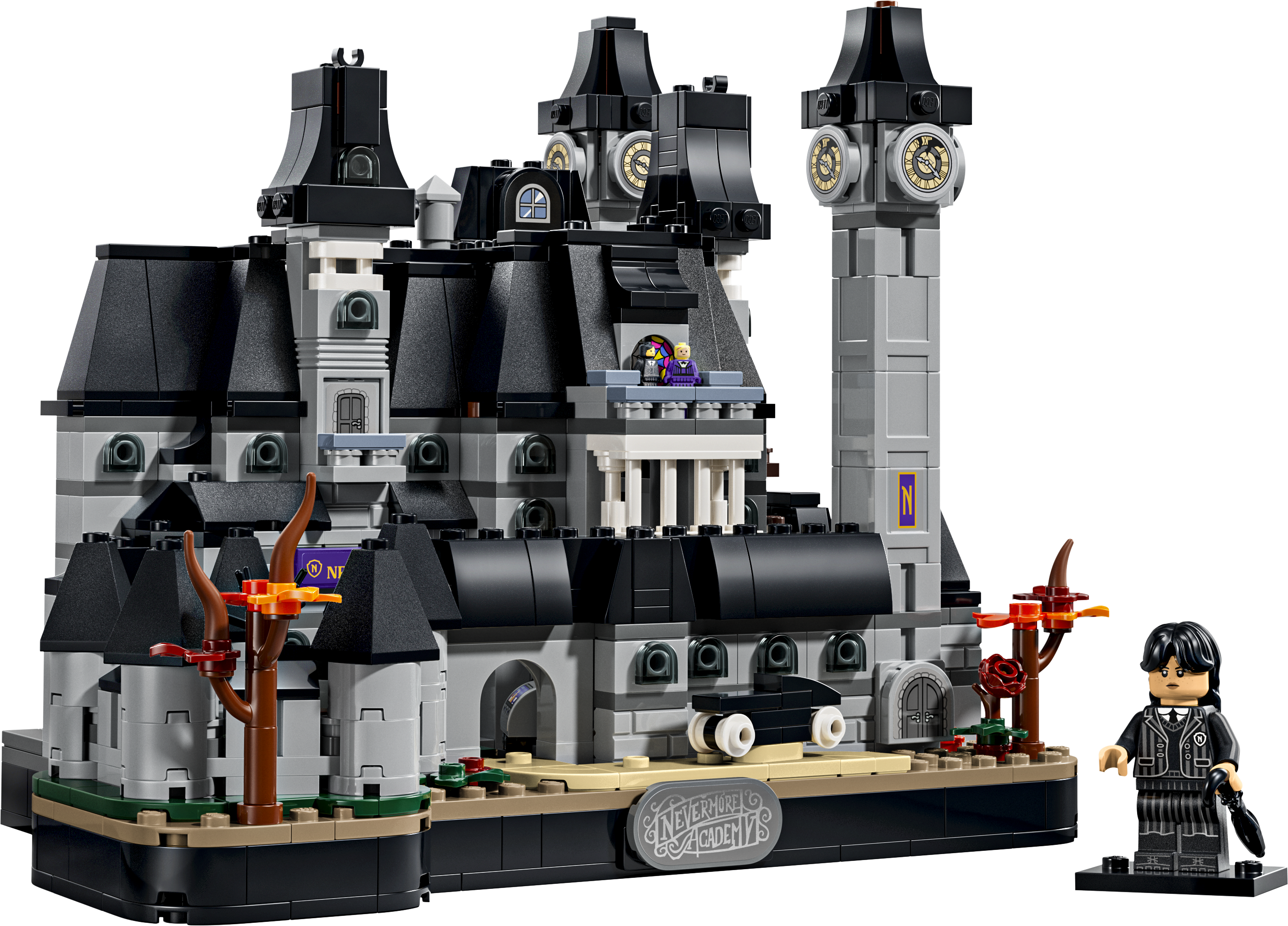 LEGO® Wednesday Akademia Nevermore 76788, zabawka konstrukcyjna pełna tajemnic
