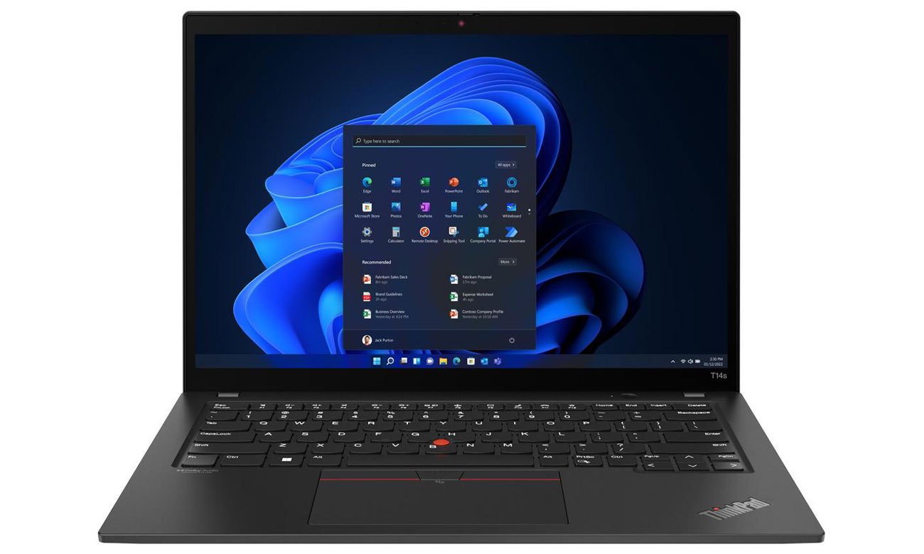 Lenovo ThinkPad T14s przód