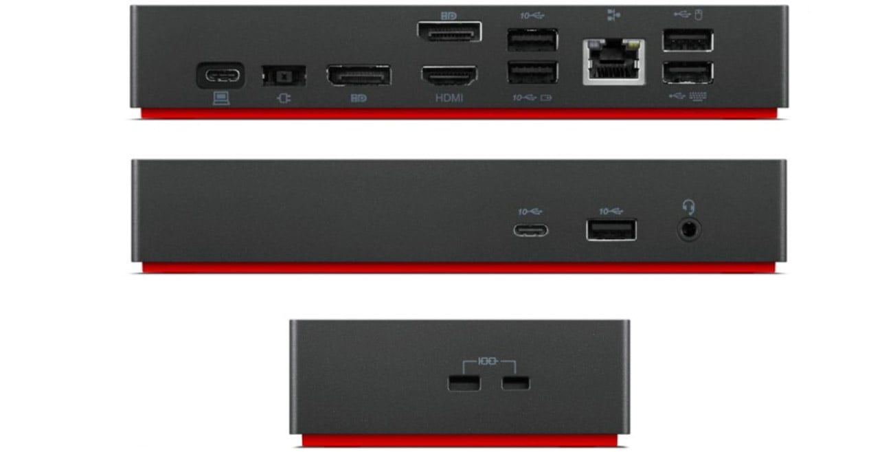 Lenovo ThinkPad Universal USB-C Dockingstation Anschlüsse