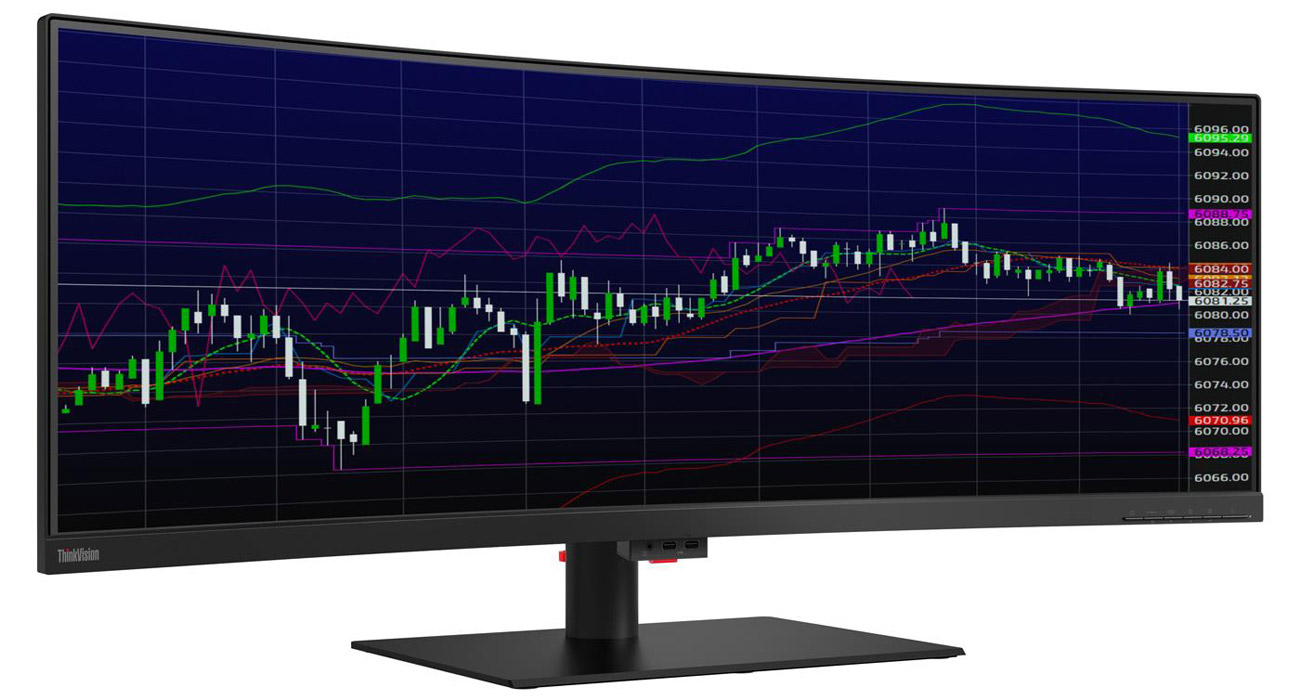 Lenovo ThinkVision P44w-10 szeroki ekran