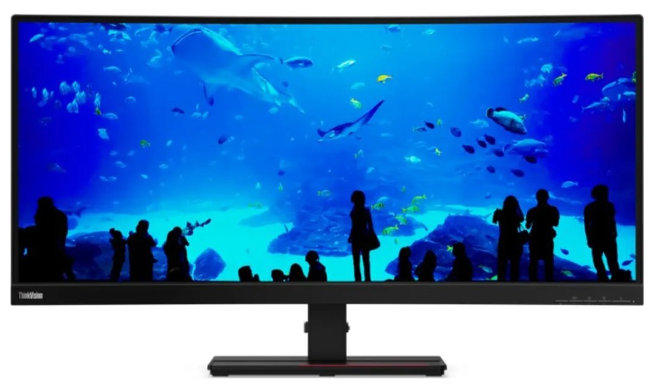Lenovo ThinkVision T34w-20 widok z przodu