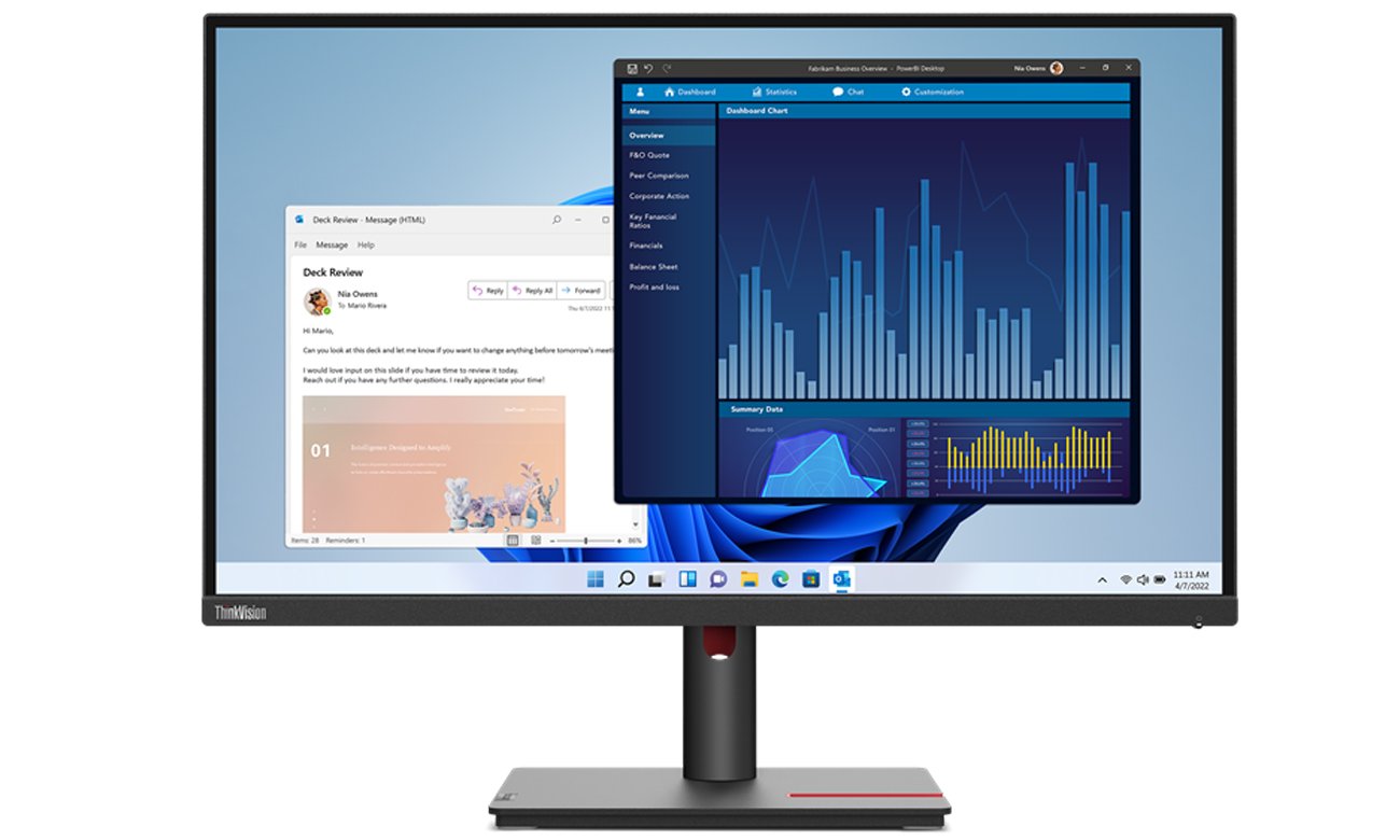 Monitor biznesowy Lenovo ThinkVision T27p-30