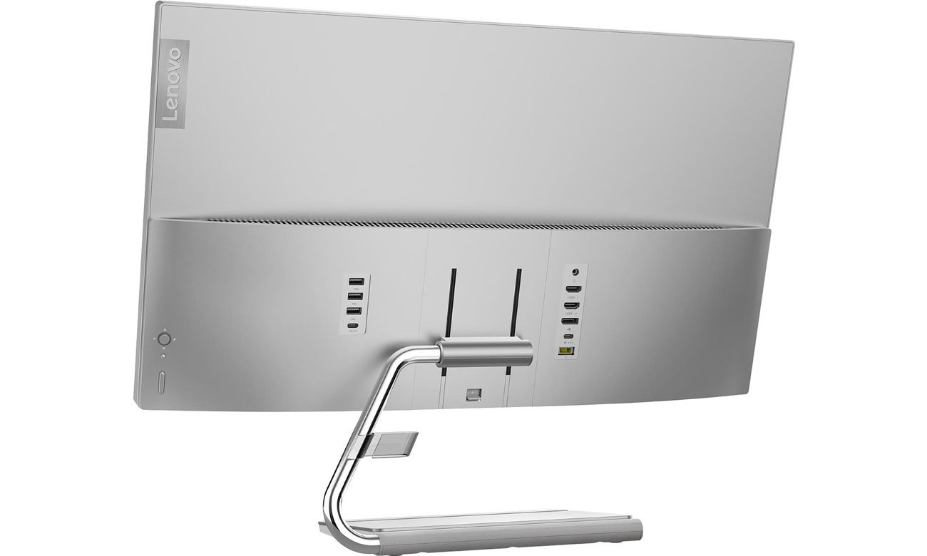 Lenovo Q27h-20 widok z tyłu pod kątem