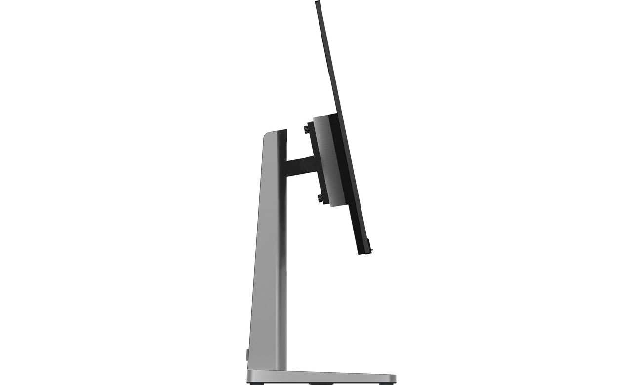 Lenovo L27q-38 widok z boku, regulacja pochylenia