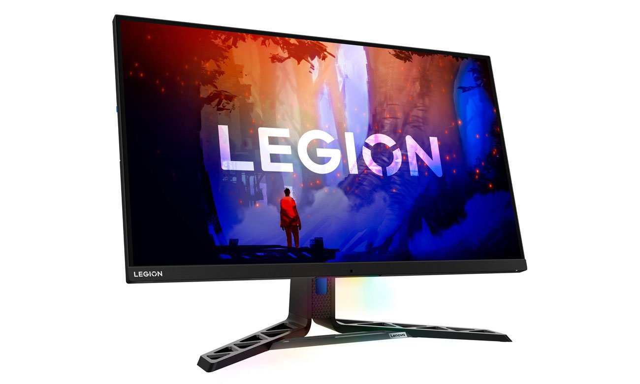Lenovo Legion Y32p-30 widok z przodu pod kątem