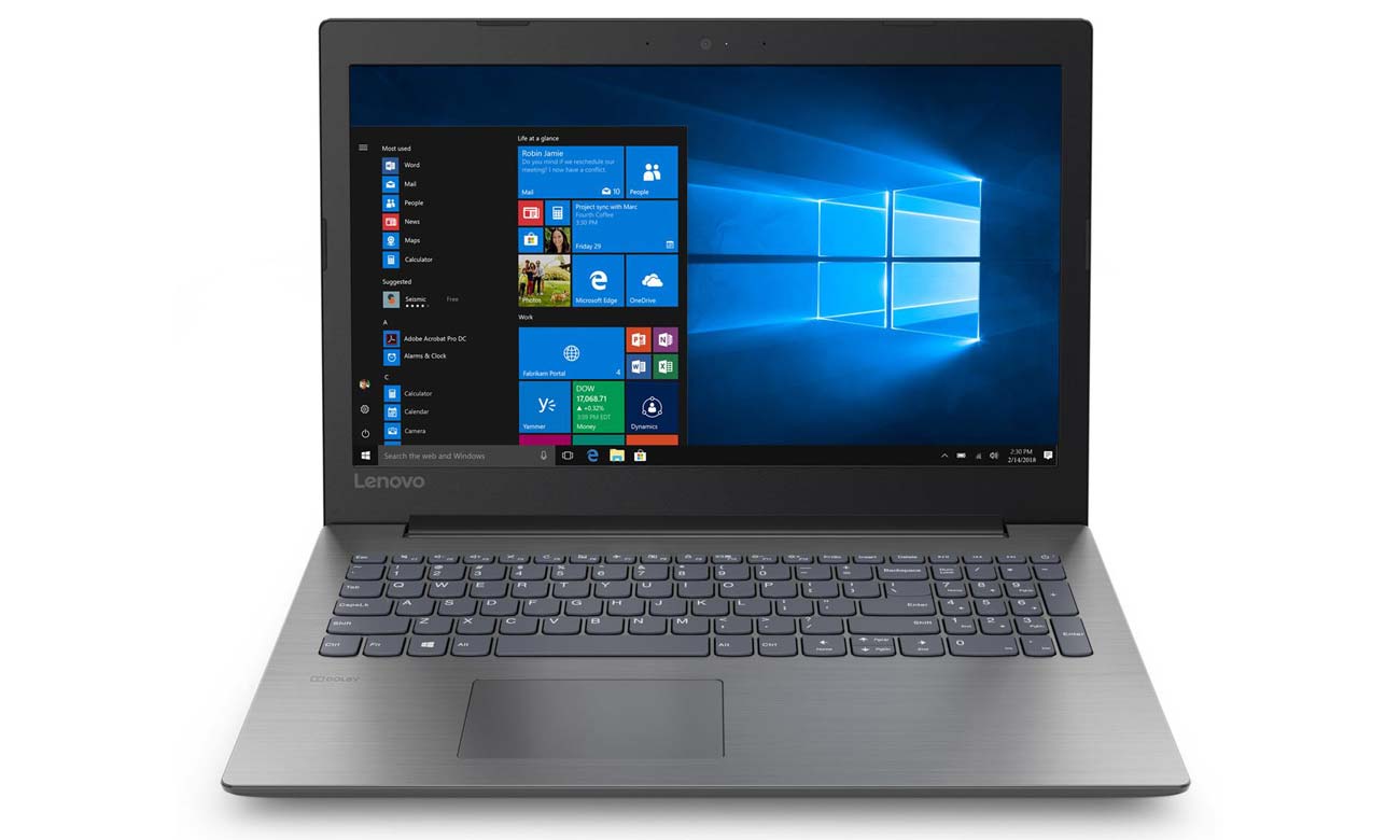 Lenovo Ideapad 330 Realistyczny, wyraźny obraz i pełne, ciepłe brzmienie