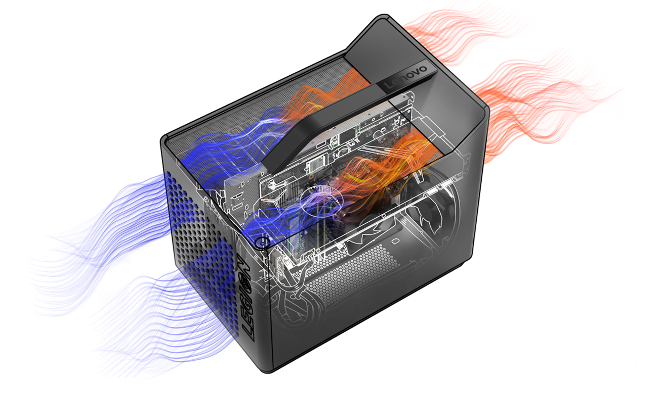Lenovo Legion C530-19 chłodzniejsze komponenty