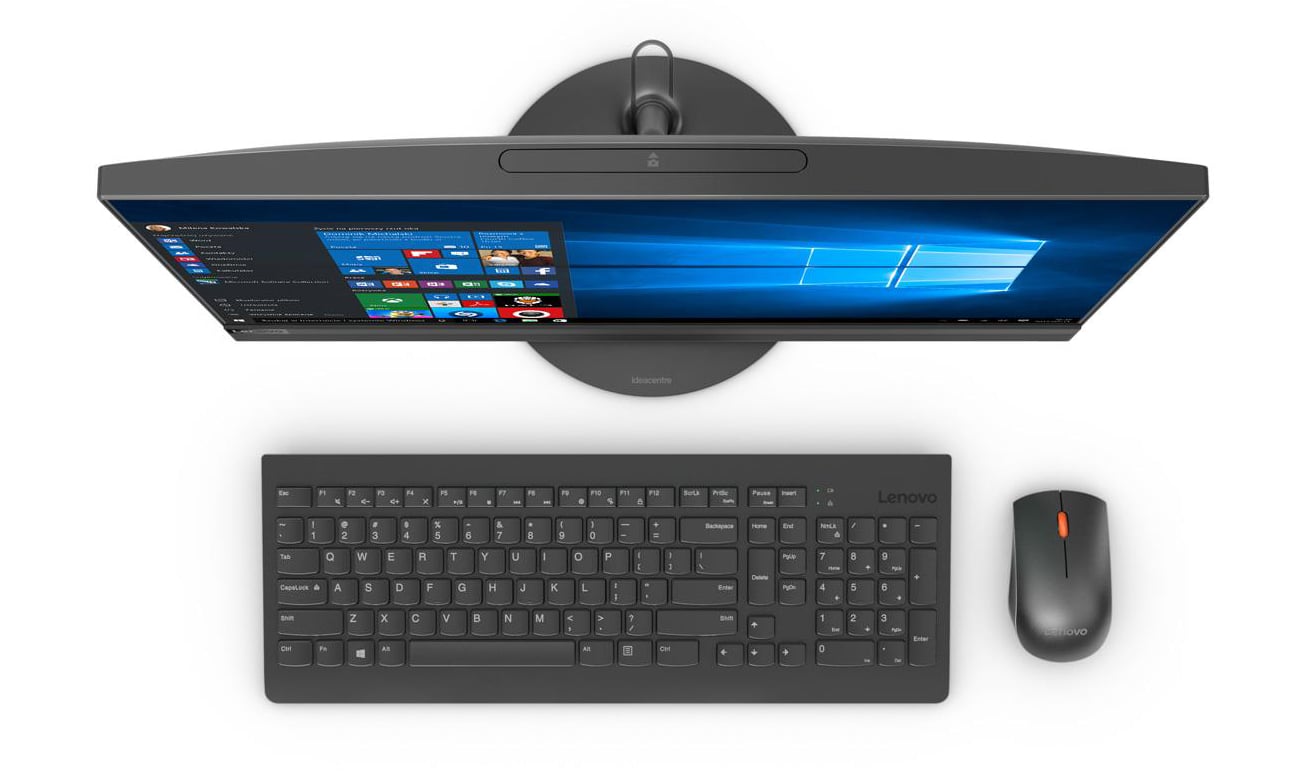 Lenovo Ideacentre AIO 520-24 Wysuwana kamera gwarantująca prywatność