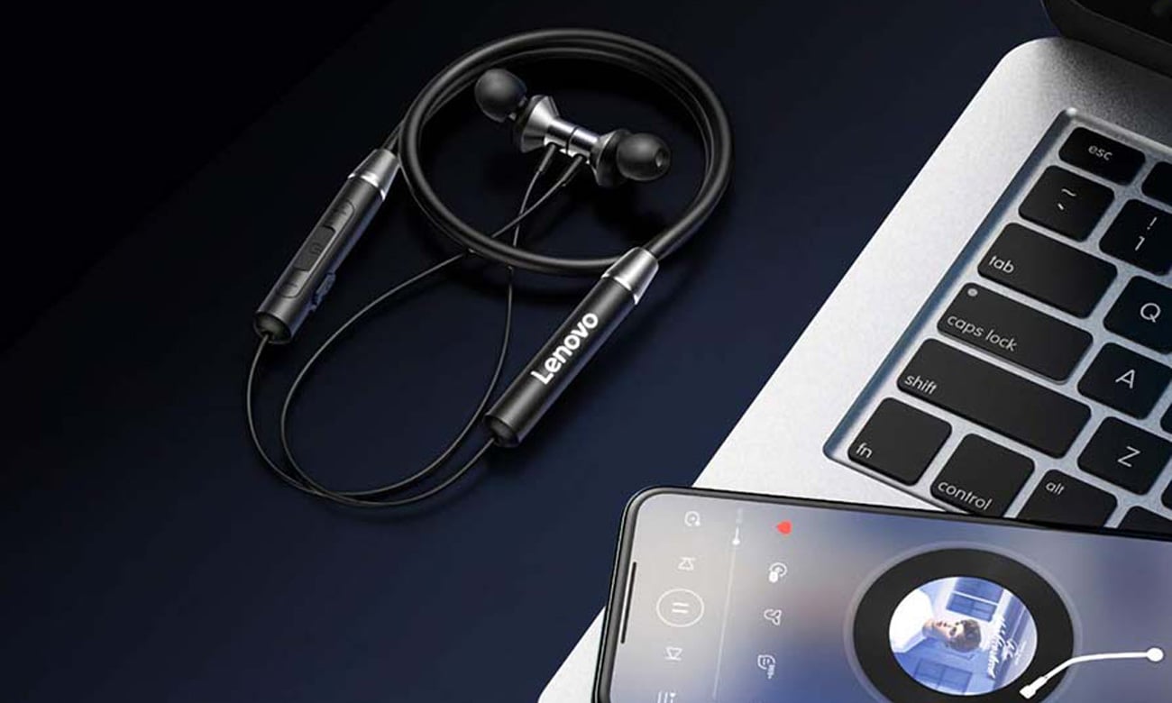 Słuchawki bezprzewodowe Lenovo HE05 - Połączenie bezprzewodowe doskonałej jakości