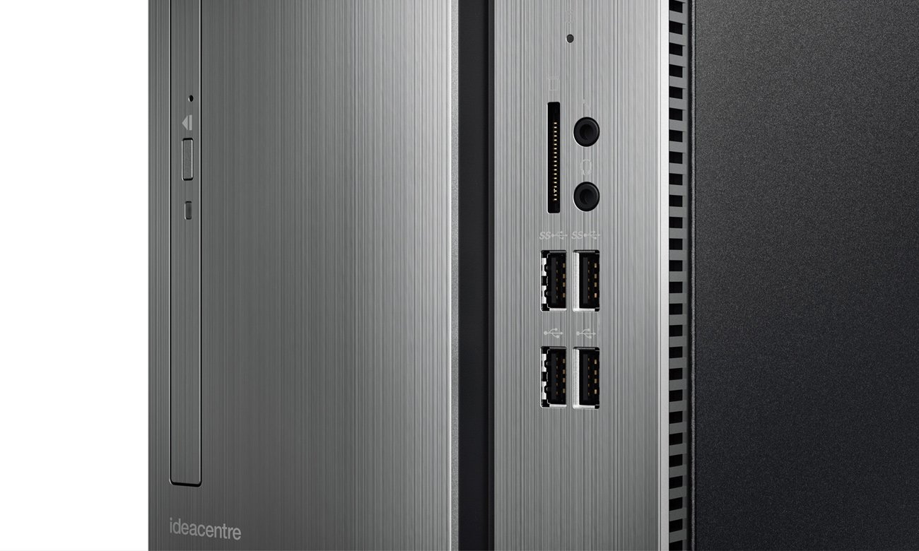 Lenovo Ideacentre 510A wszystkie potrzebne złącza
