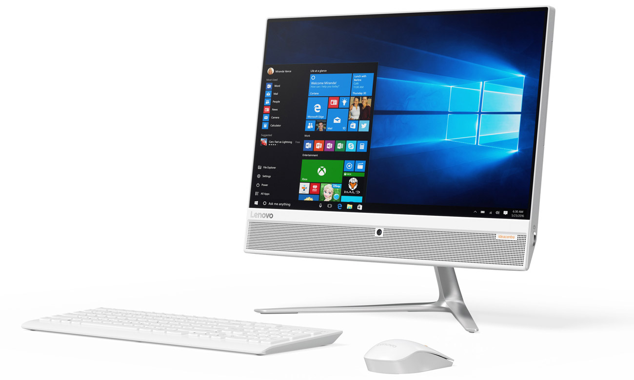 Lenovo Ideacentre AIO 510-23 Biały ekran fullHD