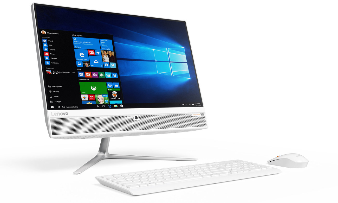 Lenovo Ideacentre AIO 510-23 biały AMD Radeon R4