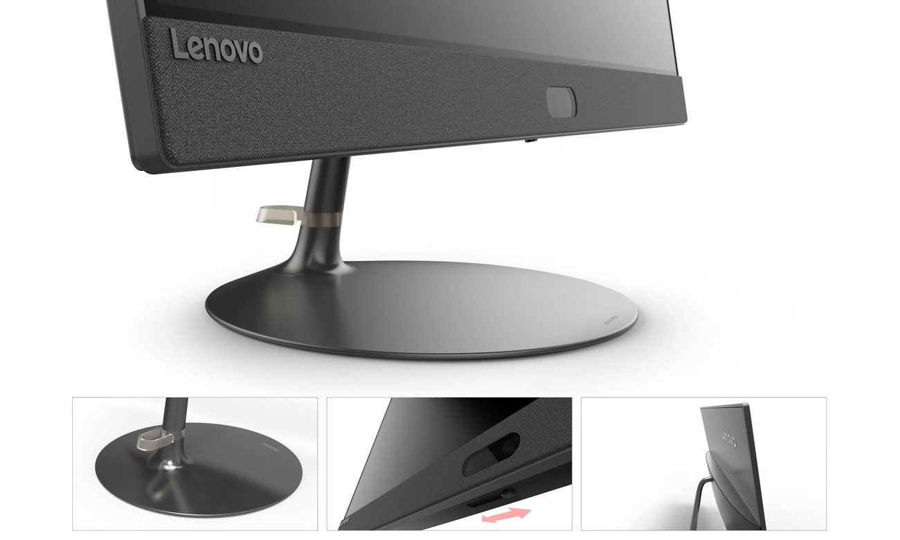 Lenovo Ideacentre AIO 730s Smukła i nowoczesna konstrukcja