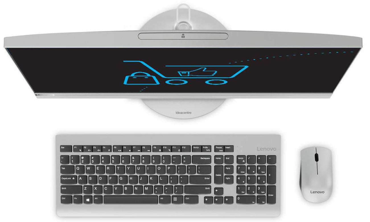 Lenovo Ideacentre AIO 520-22 Wysuwana kamera gwarantująca prywatność