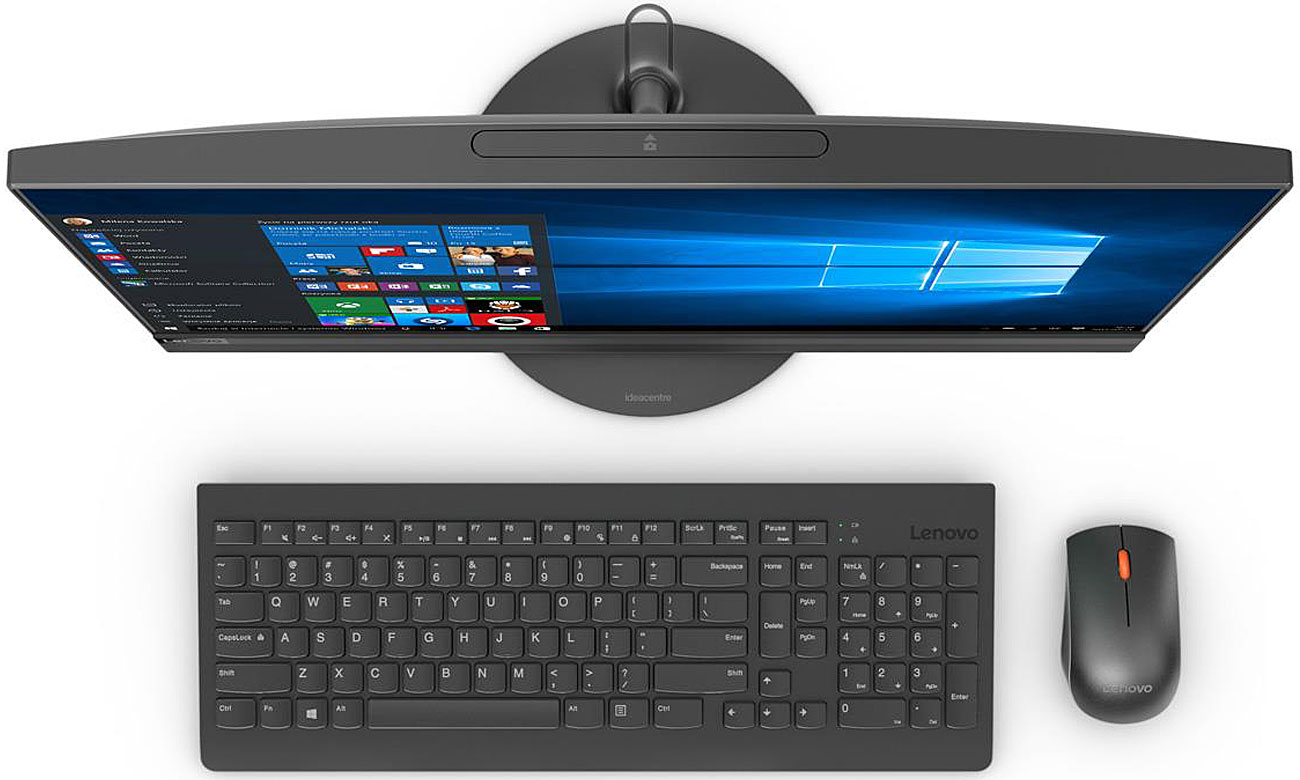 Lenovo Ideacentre AIO 520-24 Wysuwana kamera gwarantująca prywatność