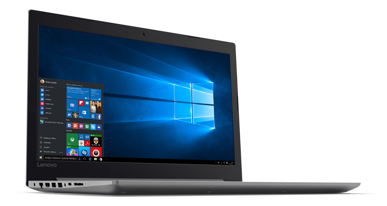 Lenovo Ideapad 320 krystalicznie czysty dźwięk certyfikat dolby audio