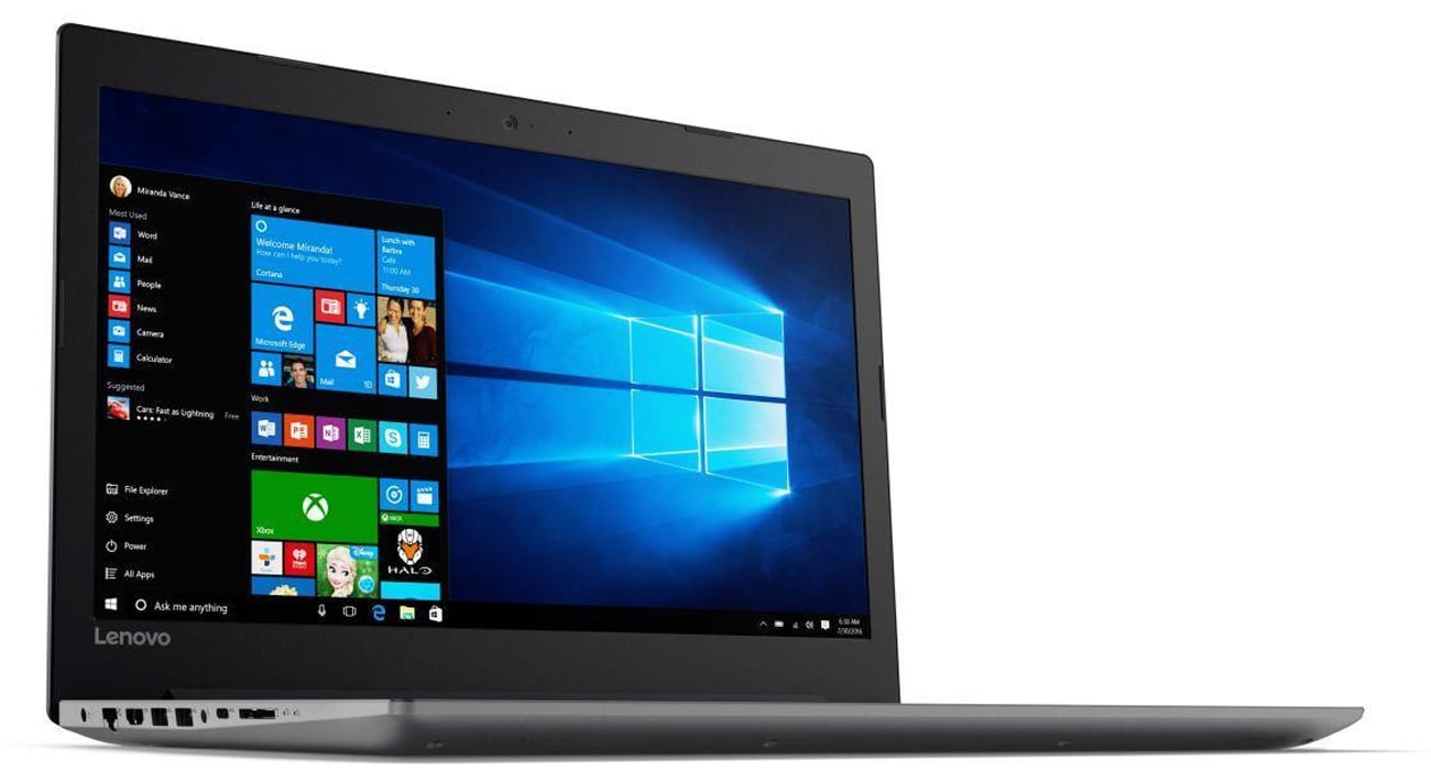 Lenovo Ideapad 320 głośniki z certyfikatem Dolby Audio, krystalicznie czysty dźwię