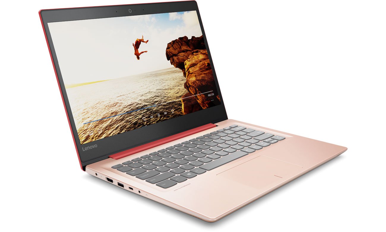 Lenovo Ideapad 320s-14 i3-7100U/4GB/120+1TB/Win10 Czerw