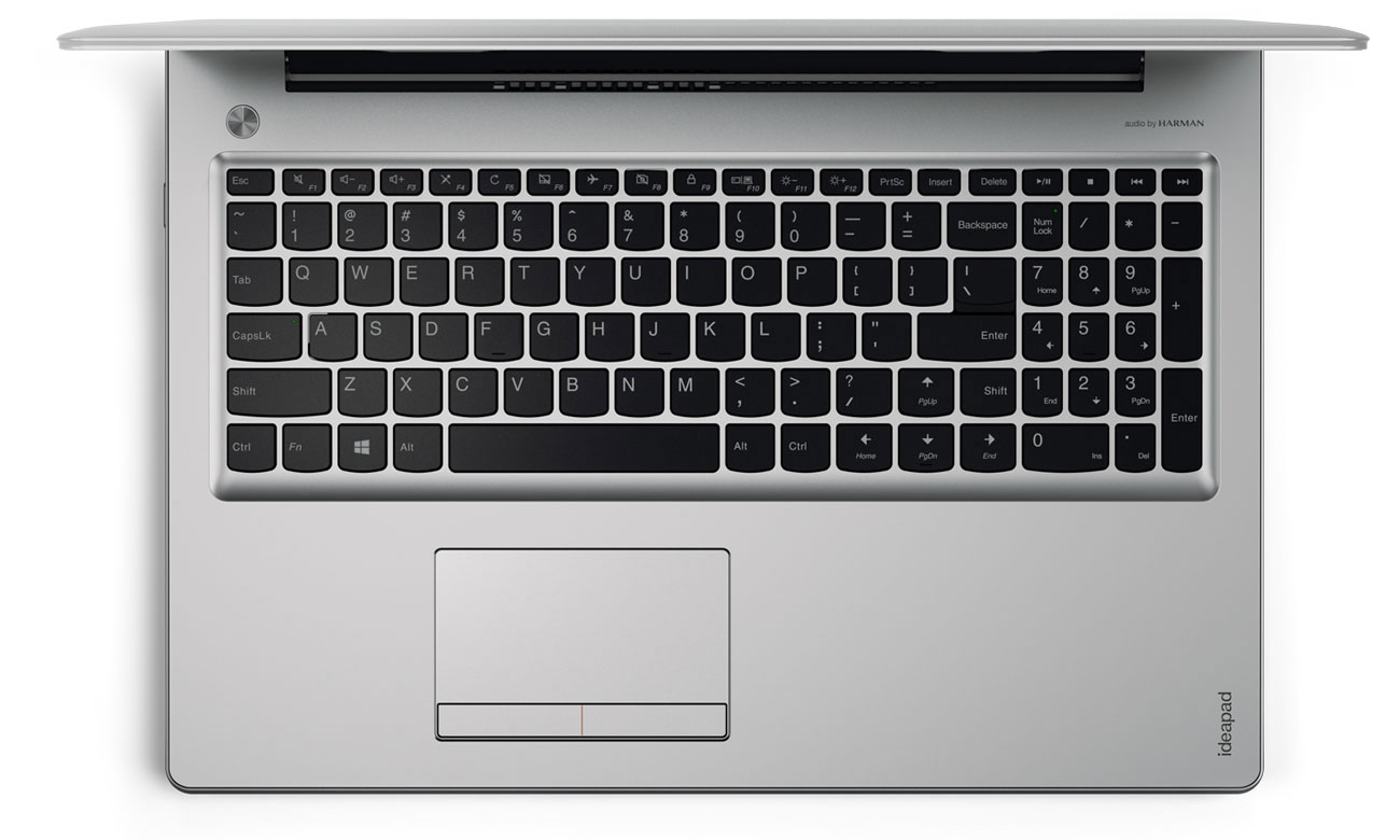 Laptop Lenovo Ideapad 510 podświetlana klawiatura