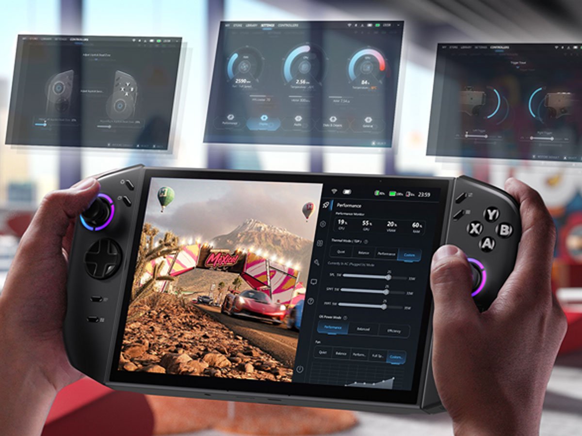 Konsola mobilna Lenovo Legion Go (2. gen) - Grafika lifestyle