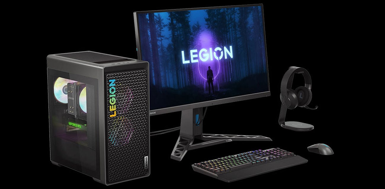 Lenovo Legion T5 przezroczysta obudowa