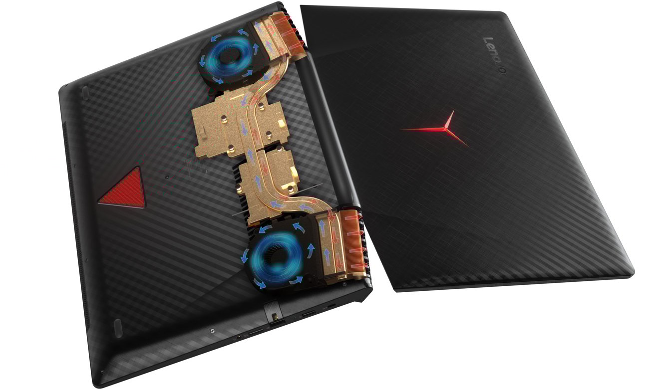 Lenovo Legion Y720-15 skuteczne chłodzenie