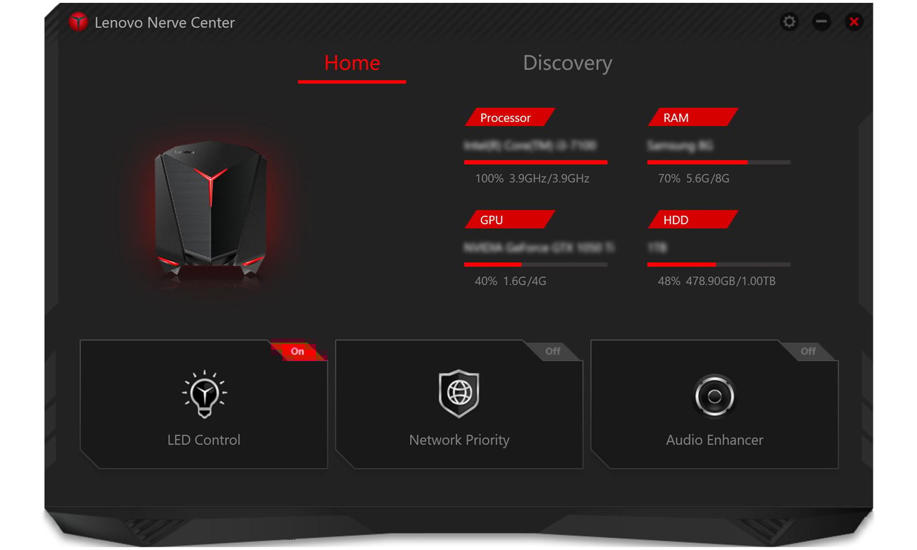 Lenovo Legion v Lenovo Nerve Center