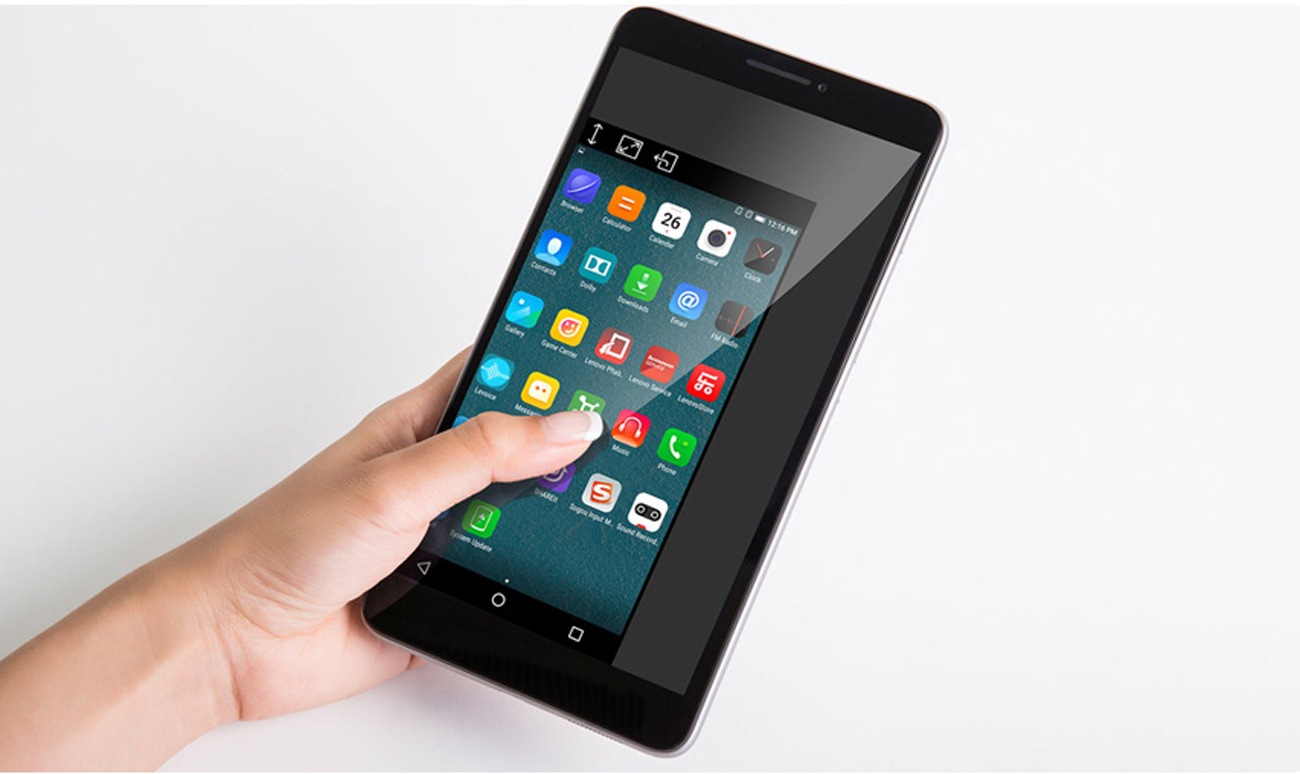 Lenovo Phab Plus metalowa obudowa w kolorze miodowego złota
