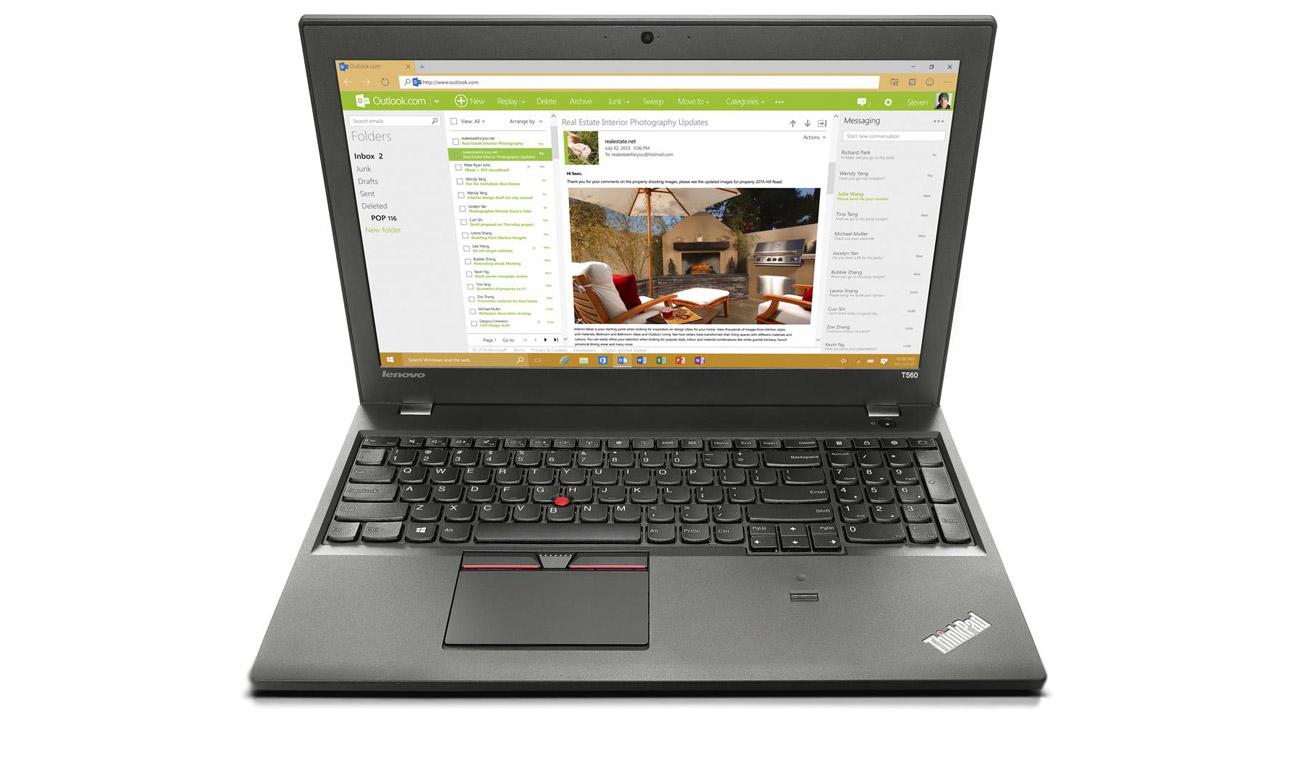 Laptop Lenovo T560 układ graficzny intel HD graphics