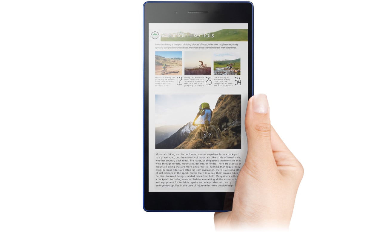 Lenovo TAB3 A7-30M smukłość