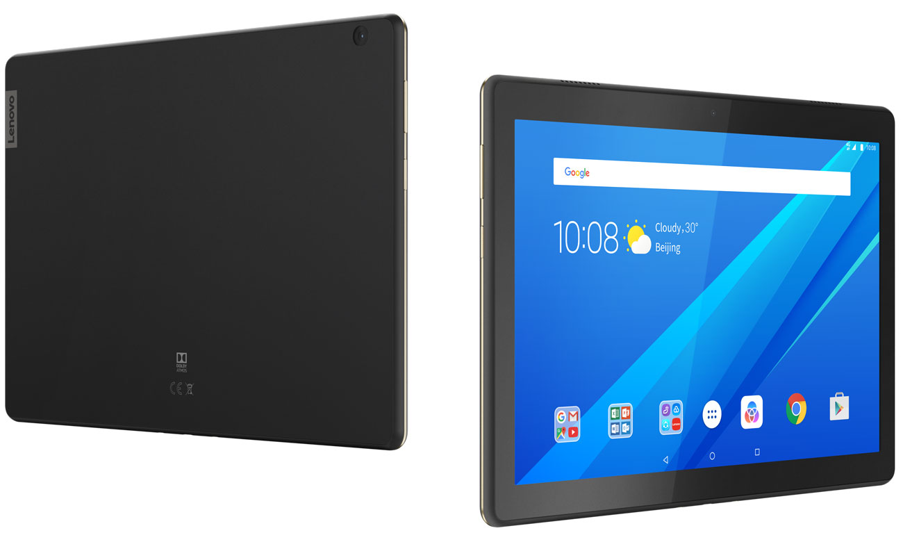 Dwa przednie głośniki i Dolby Atmos