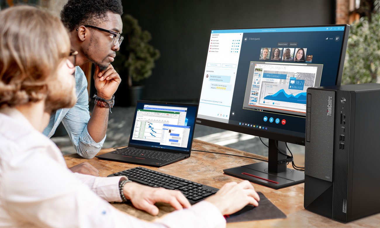 Lenovo ThinkCentre neo 50t wygląd
